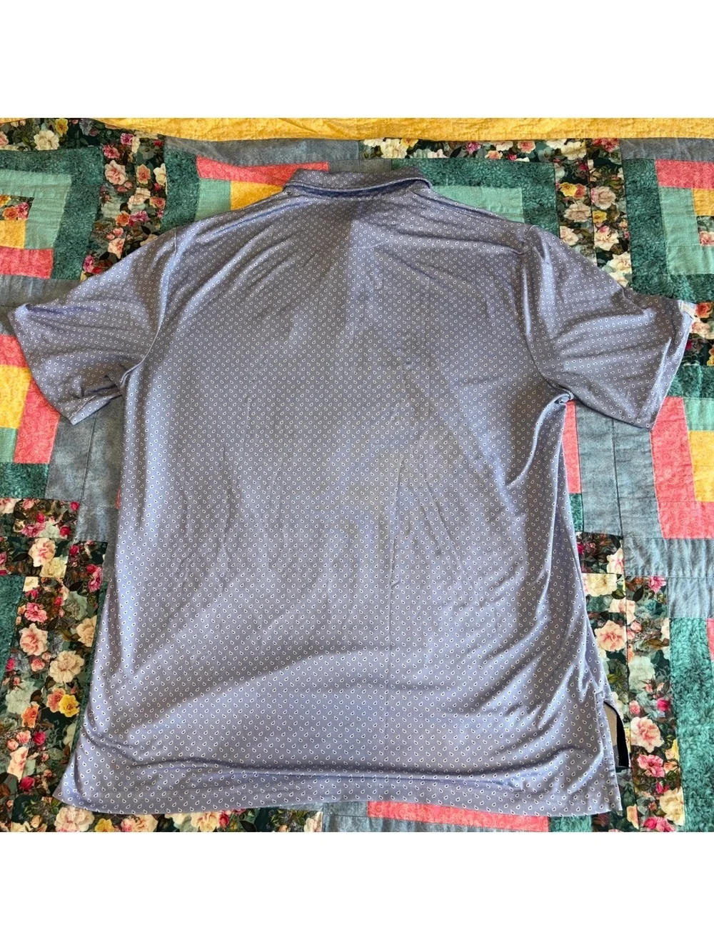 Ralph Lauren RLX $115 Men's L Light Blue Performance Golf Polo Summer Comfort